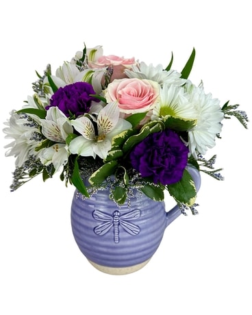 Dragonfly Dreams Flower Arrangement